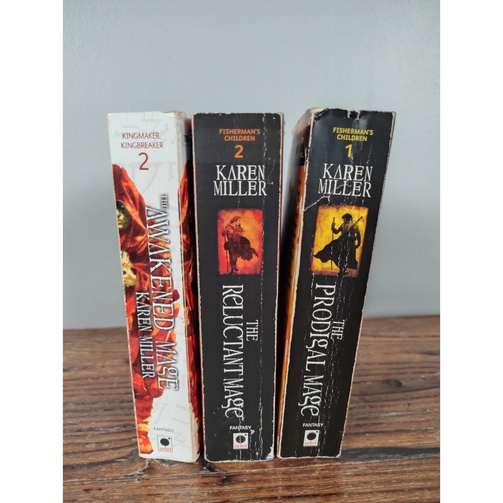 Awakened Mage, Prodigal Mage ,Reluctant‎ Mage Fisherman Children Lot Of 3 Miller